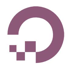 Abstract geometric logo featuring a large maroon circle with a section cut out, forming square pixels extending outward, giving a digital effect.