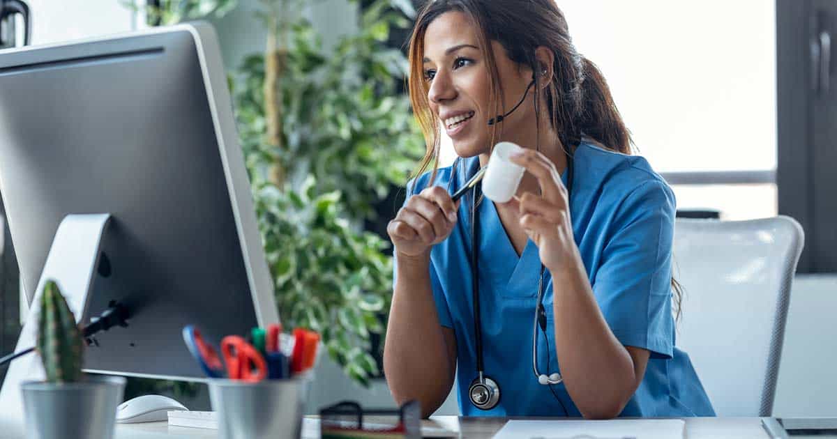 Resources for Care and Support 2 Asthma coaching professional in an online meeting.